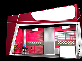 展覽 展廳 展臺(tái)模型圖片