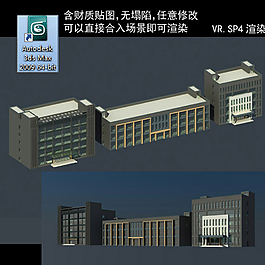 辦公樓模型圖片