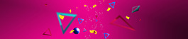 淘寶天貓扁平式banner背景