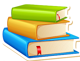卡通書本矢量素材圖片