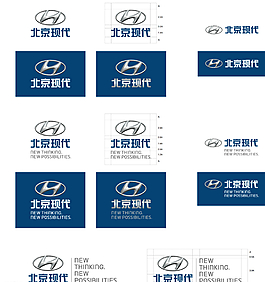 北京現(xiàn)代汽車有限公司LOGO圖片