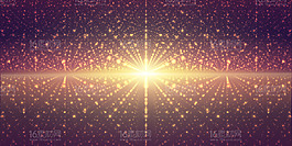 炫彩光效夢幻背景矢量素材