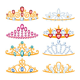 精美鉆石戒指珠寶矢量素材