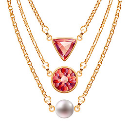 精美鉆石戒指珠寶矢量素材