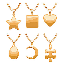 精美鉆石戒指珠寶矢量素材