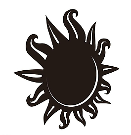 太陽圖騰圖片