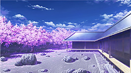 动漫场景图片