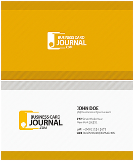 黃色時(shí)尚名片