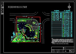 某花園小區(qū)景觀平面設(shè)計(jì)施工圖