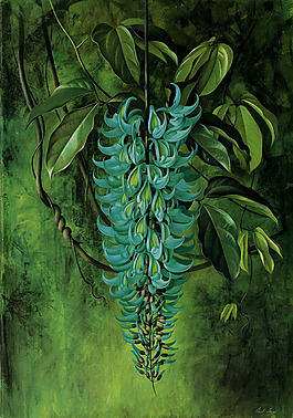油畫  花卉