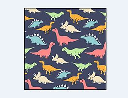 卡通恐龍服裝印花