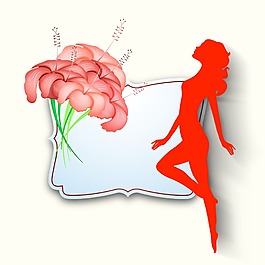 婦女節(jié)賀卡背景圖片