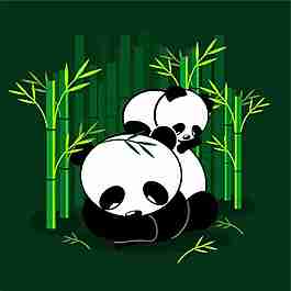 熊貓設(shè)計圖