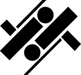 黑色幾何圖形LOGO設(shè)計(jì)矢量素材