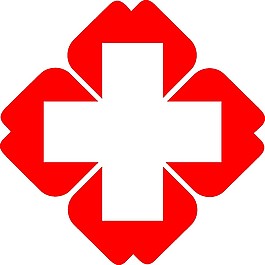 醫(yī)療紅色LOGO設(shè)計(jì)矢量素材