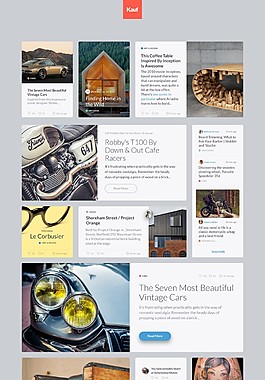 UI網頁模板界面制作