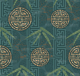 古代精美中國風(fēng)花紋底紋元素矢量素材