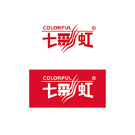 新 七彩虹 中文logo