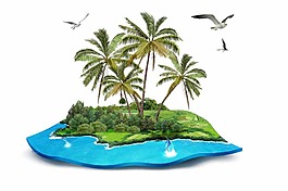 夏季海報(bào)背景素材圖片
