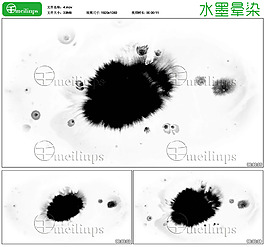 中国风水墨晕染 视频特效素材4