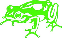 青蛙國外個(gè)性LOGO元素設(shè)計(jì)矢量