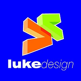 藍色個性LOGO元素設(shè)計矢量素材