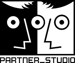 兩個人物國外個性LOGO元素矢量