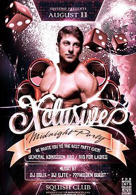 歐美酒吧海報(bào)