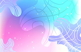PSD夢幻彩色背景