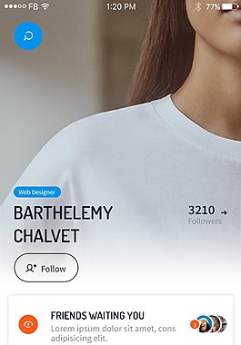 手機app界面展示效果