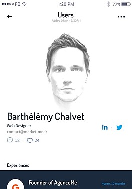 手機app信息展示頁