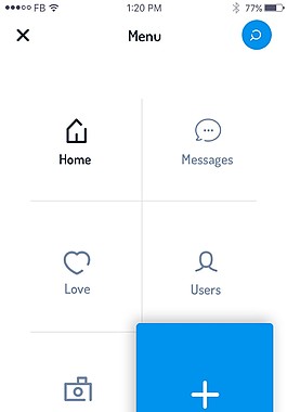 手機app頁面選項設計