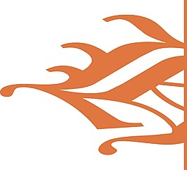 花紋時尚個性LOGO元素設(shè)計矢量素材