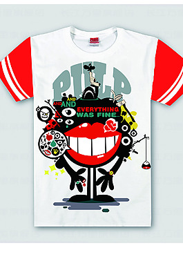 大嘴T恤設(shè)計 效果圖