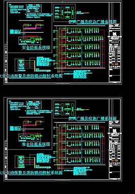 地下汽車庫建筑CAD圖紙