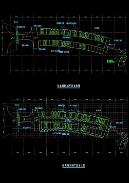 停車場建筑設計CAD圖紙