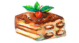 水彩食物矢量設(shè)計(jì)