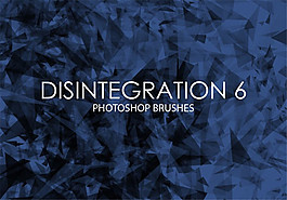 15種碎片、解體破裂紋理Photoshop筆刷素材下載