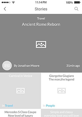 博客界面設計素材