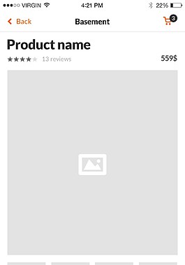 電子商務app界面展示