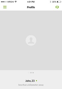 社交app頁面模板樣式