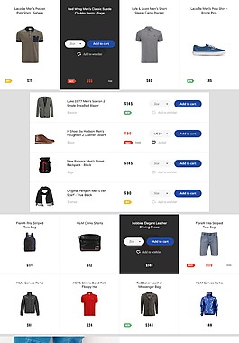 UI網頁界面素材模板樣式