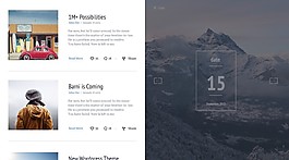 網頁博客界面模板