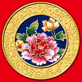 中国风传统牡丹花图片