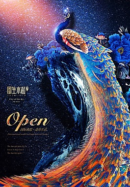 孔雀房地產(chǎn)宣傳廣告