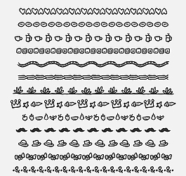 卡通元素花邊矢量設(shè)計(jì)