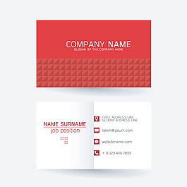 名片卡片模塊矢量素材