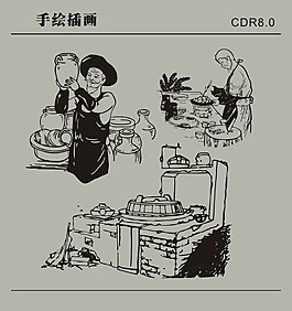 做美食的人