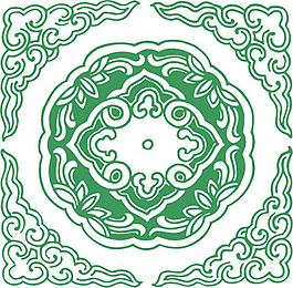 簡約鉆石花邊邊框矢量圖