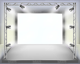 展覽館展廳設(shè)計(jì)矢量素材